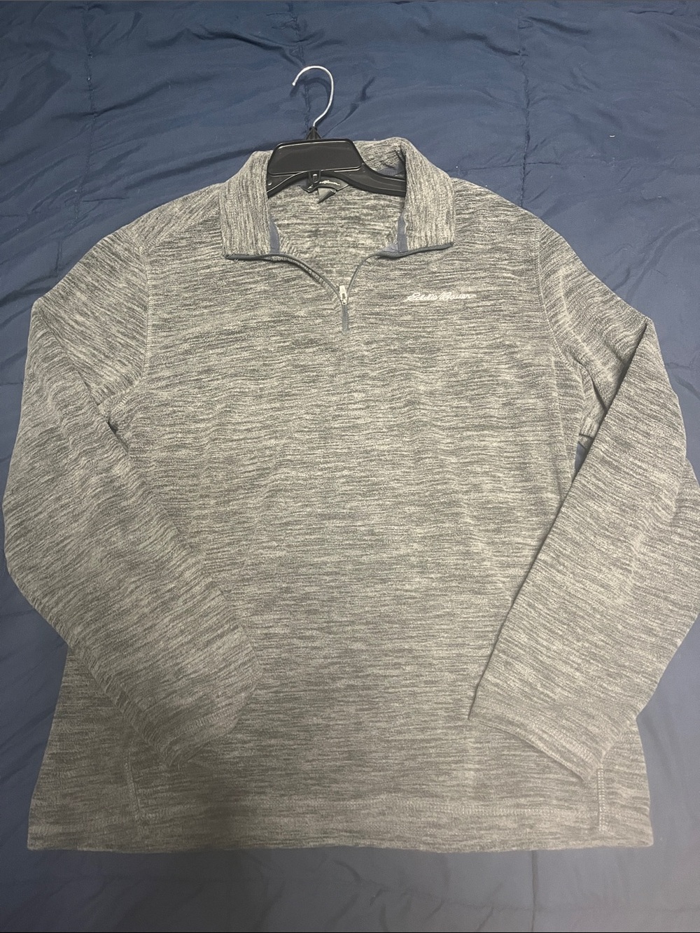 Eddie Bauer Gray Half-Zip Performance Jacket